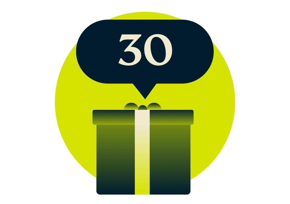 Vous et votre ami b&eacute;n&eacute;ficiez tous deux de 30 jours de services VPN gratuits.